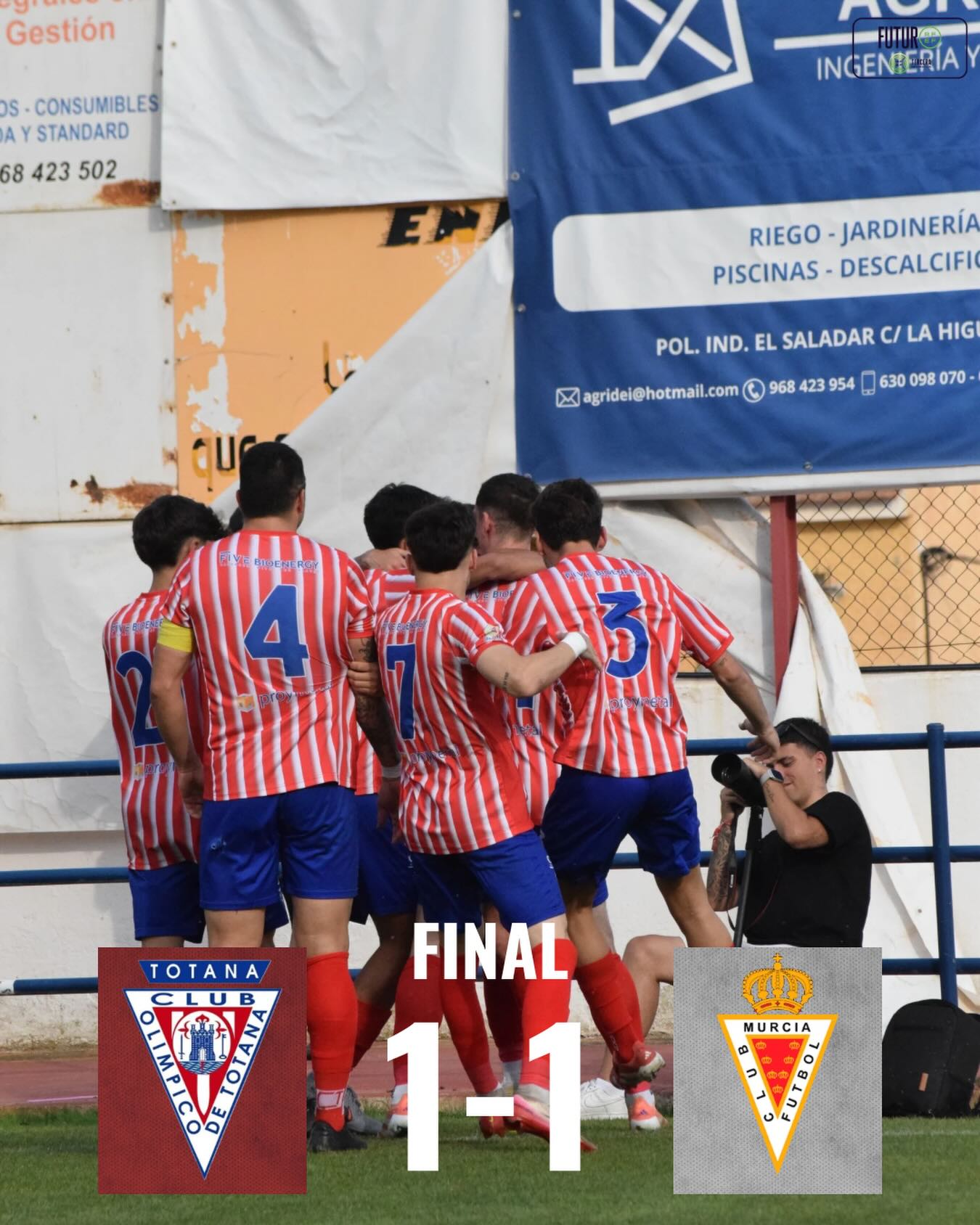 1-1 ante el Real Murcia Imperial: la eliminatoria se decide esta semana